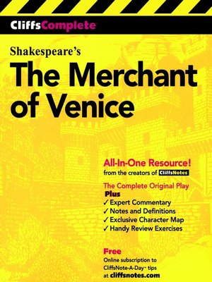 cover image of CliffsComplete<sup>TM</sup> The Merchant of Venice